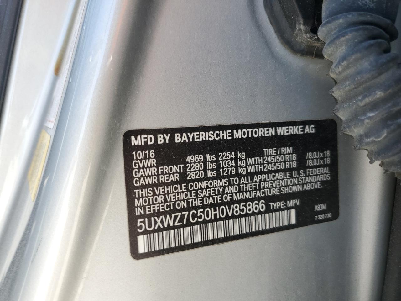 2017 BMW X3 - Image 15