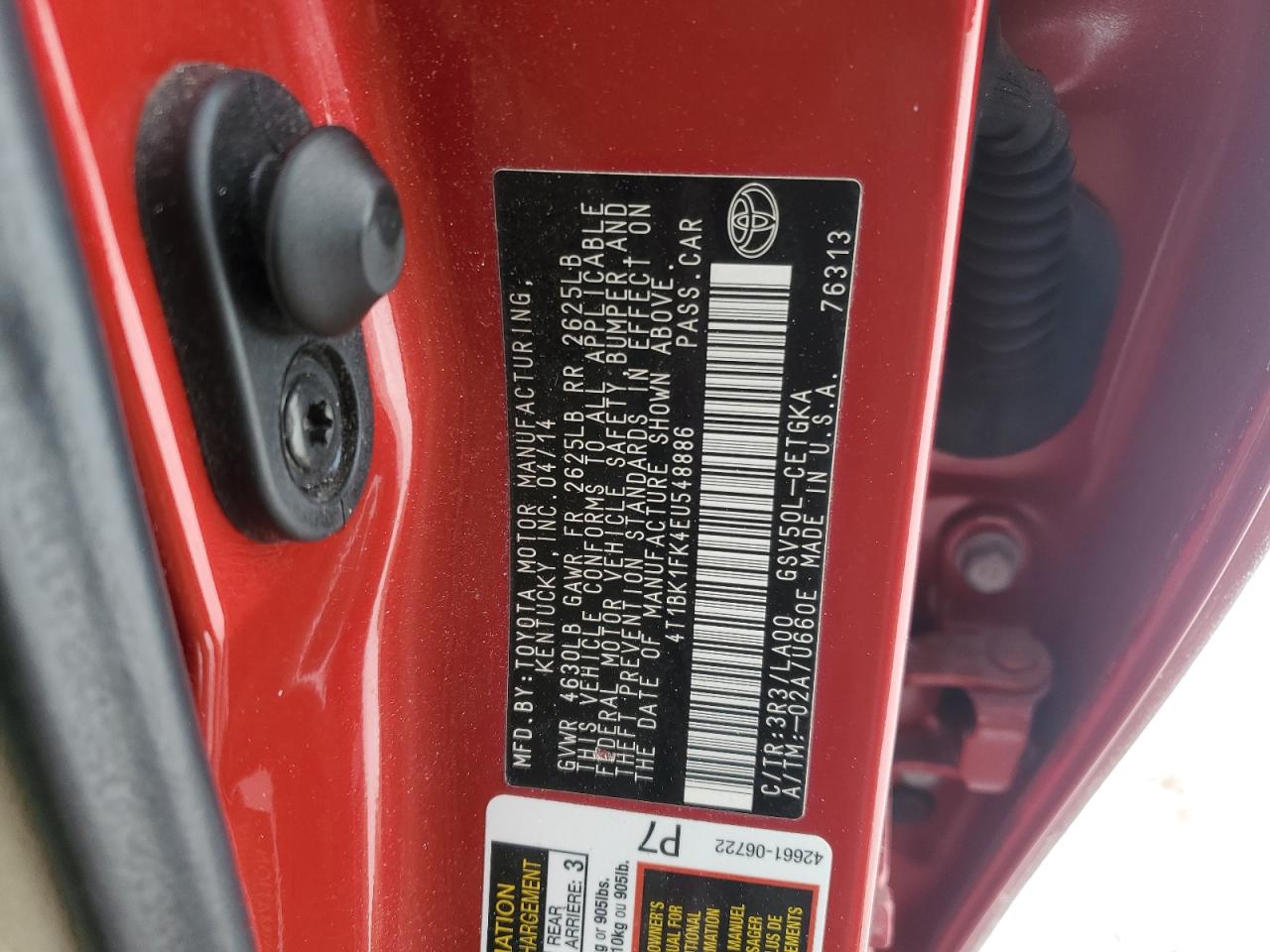 2014 Toyota Camry - Image 14