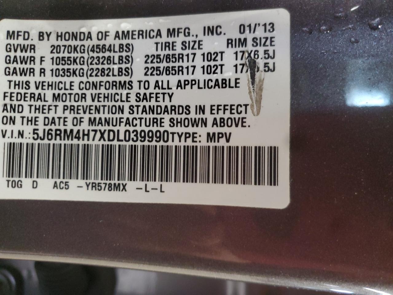 2013 Honda CR-V - Image 13