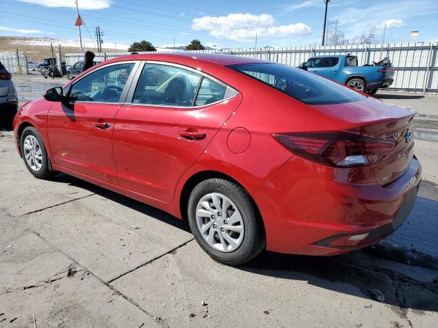  HYUNDAI ELANTRA 2020 Red