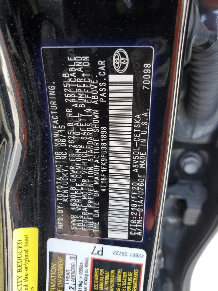 2015 Toyota Camry - Image 13