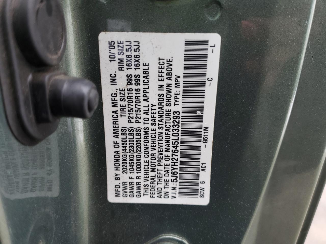 2005 Honda Element - Image 13
