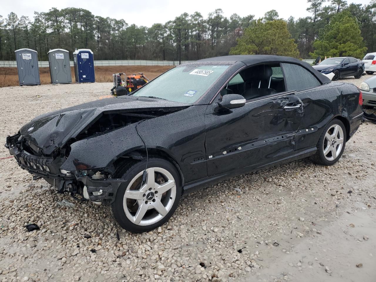 2007 Mercedes-Benz Clk 550 продається в Houston, TX - Front End