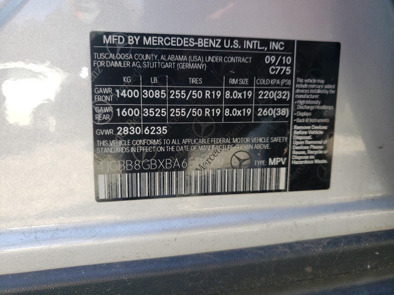 2011 Mercedes-Benz M-klasse - Image 13