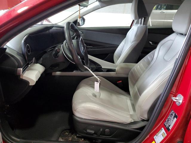  HYUNDAI ELANTRA 2021 Red