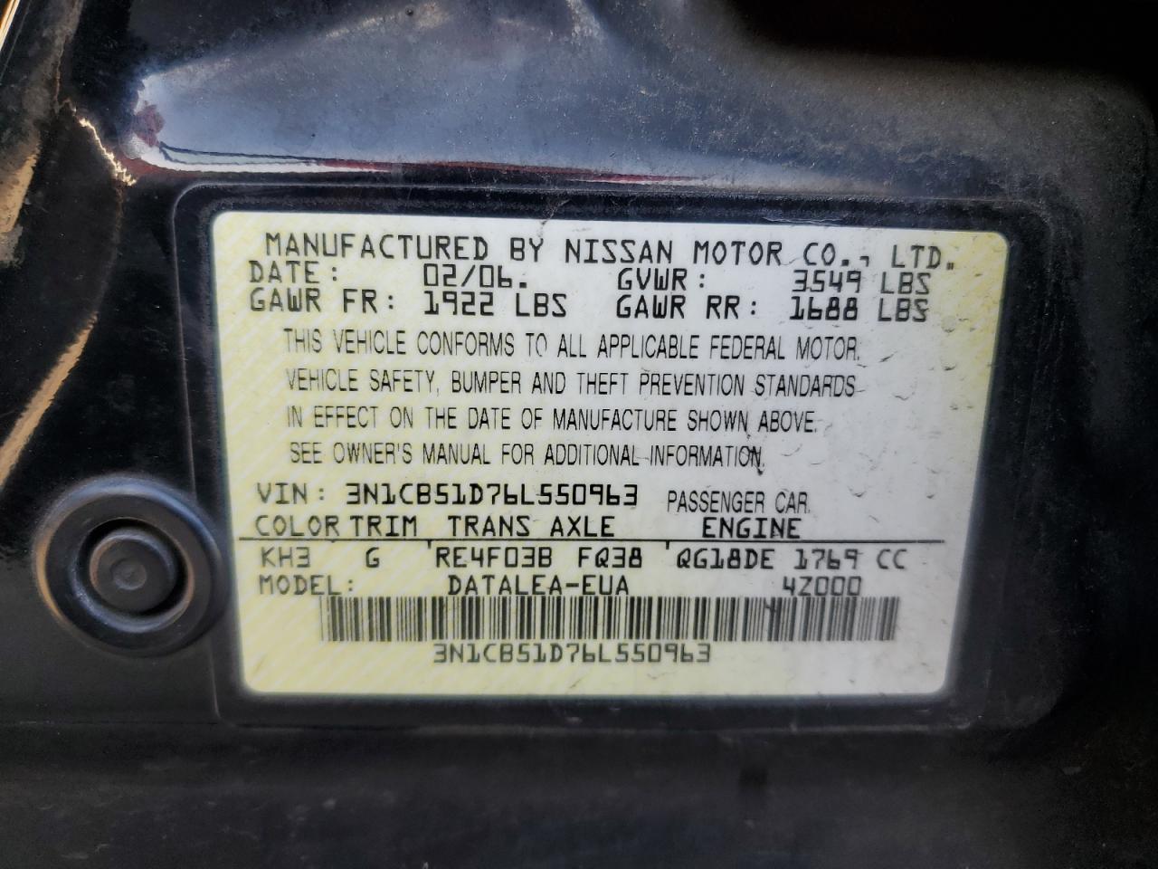 2006 Nissan Sentra - Image 14