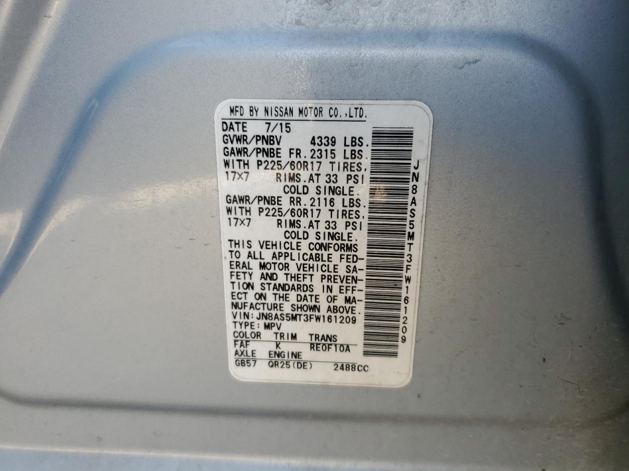 2015 Nissan Rogue - Image 14