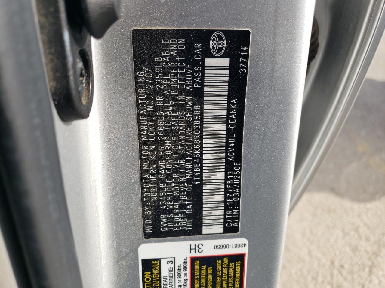 2008 Toyota Camry - Image 12