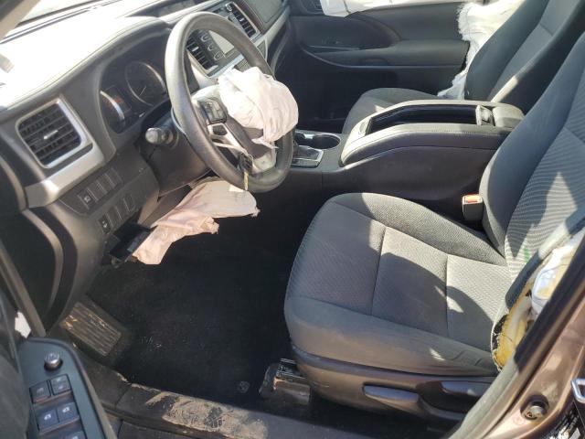  TOYOTA HIGHLANDER 2019 Szary