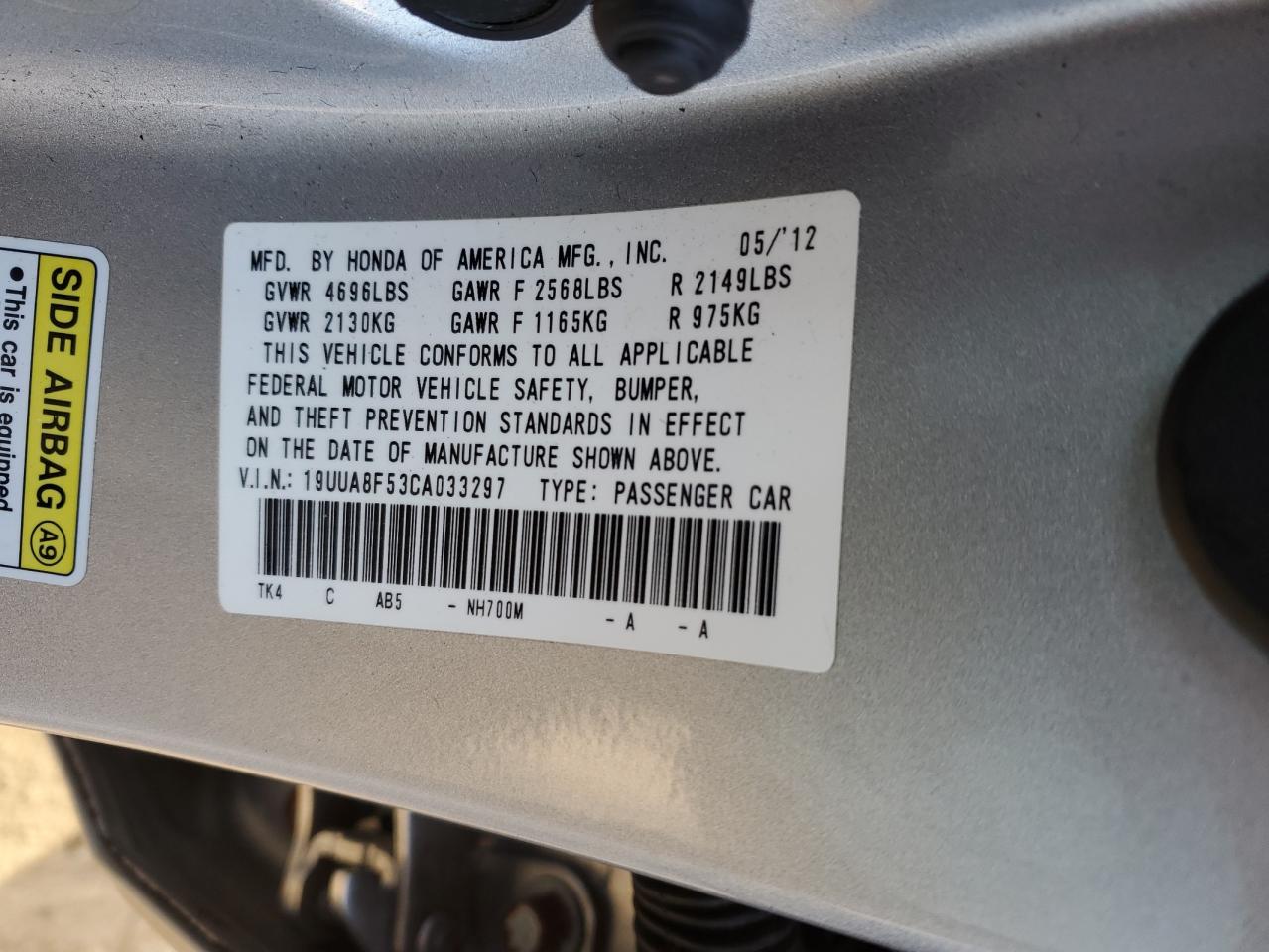 2012 Acura TL - Image 12