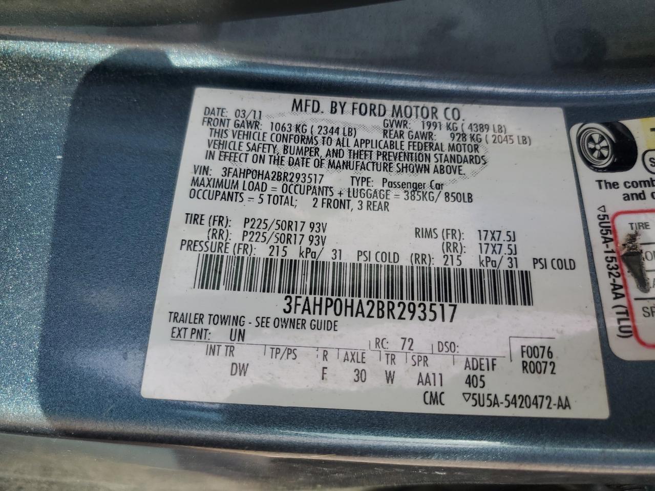 2011 Ford Fusion - Image 14
