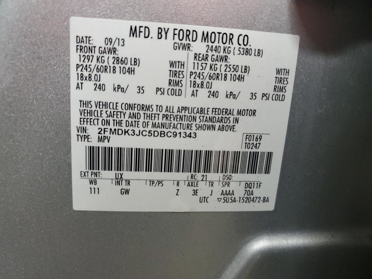 2013 Ford Edge - Image 12