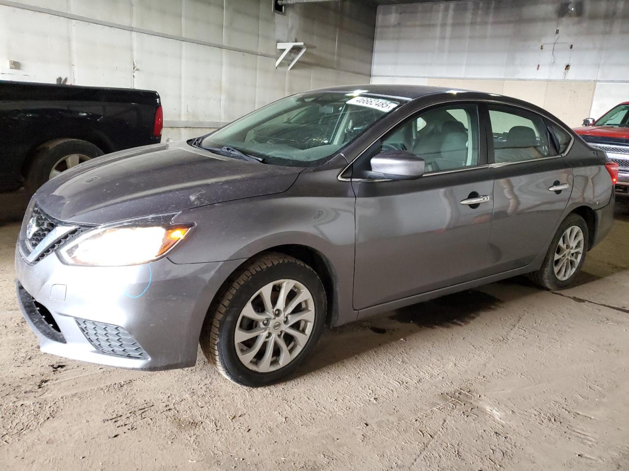 2019 Nissan Sentra S للبيع في Portland، MI - Front End