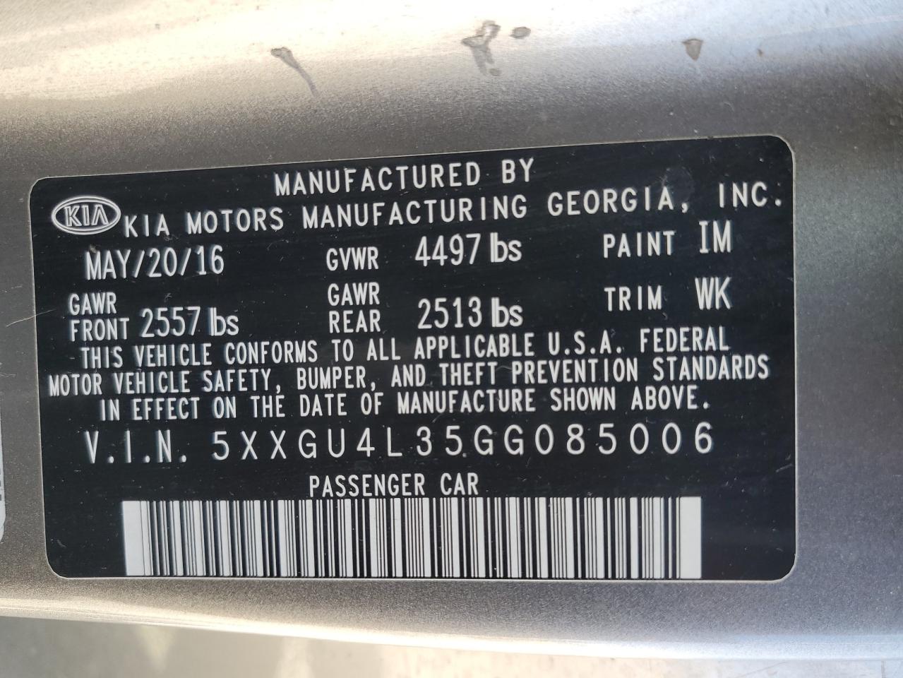 2016 Kia Optima - Image 13