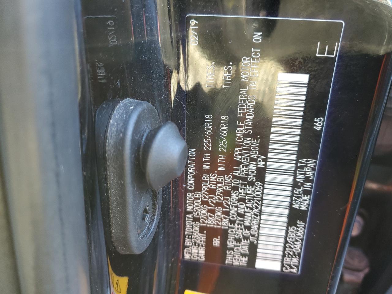 2019 Lexus Nx 300 Base VIN: JTJBARBZ7K2210069 Lot: 45569615