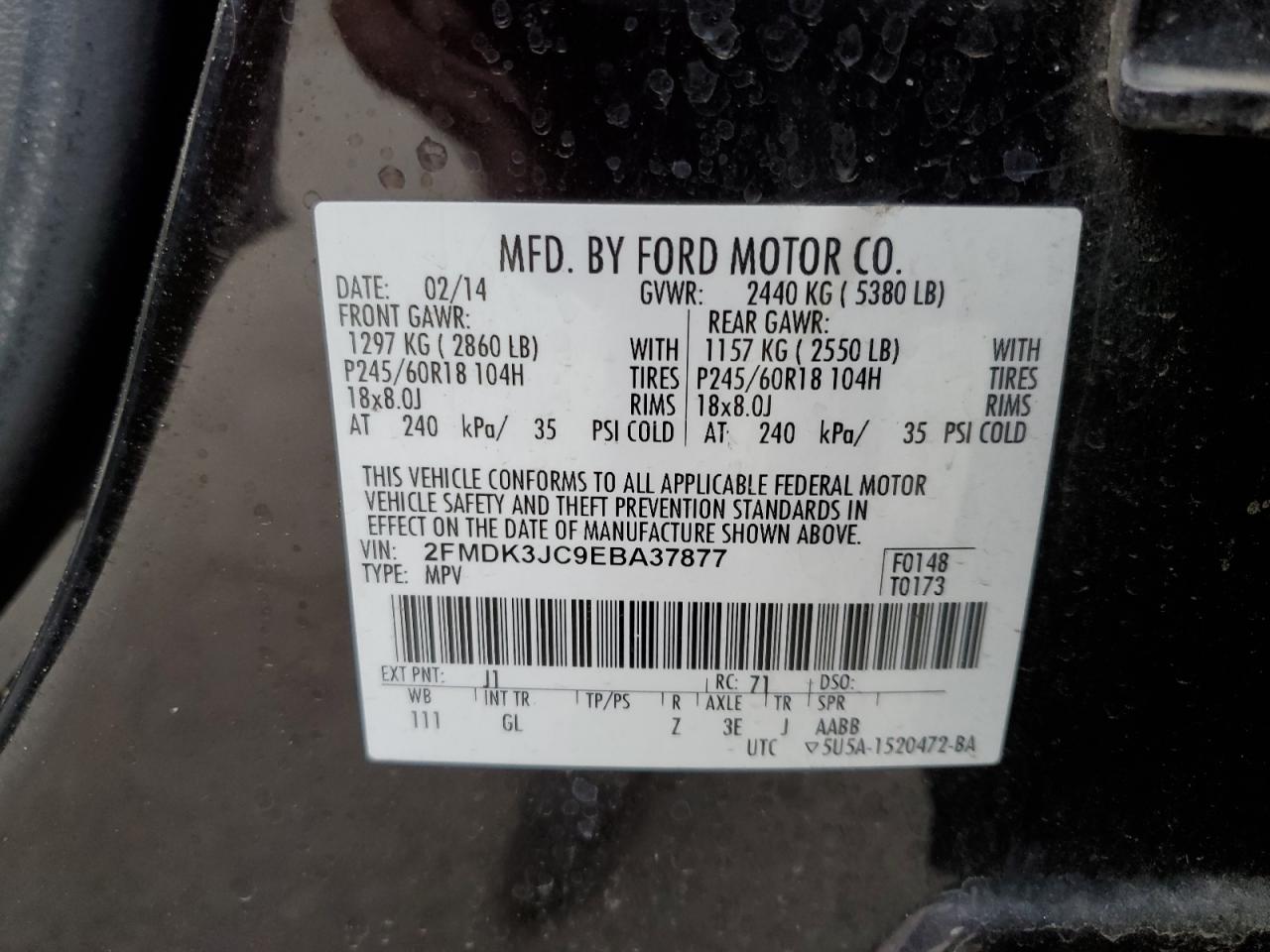 2014 Ford Edge - Image 14