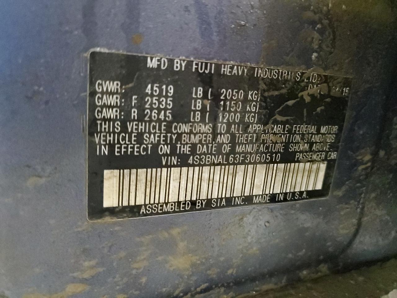 2015 Subaru Legacy - Image 13