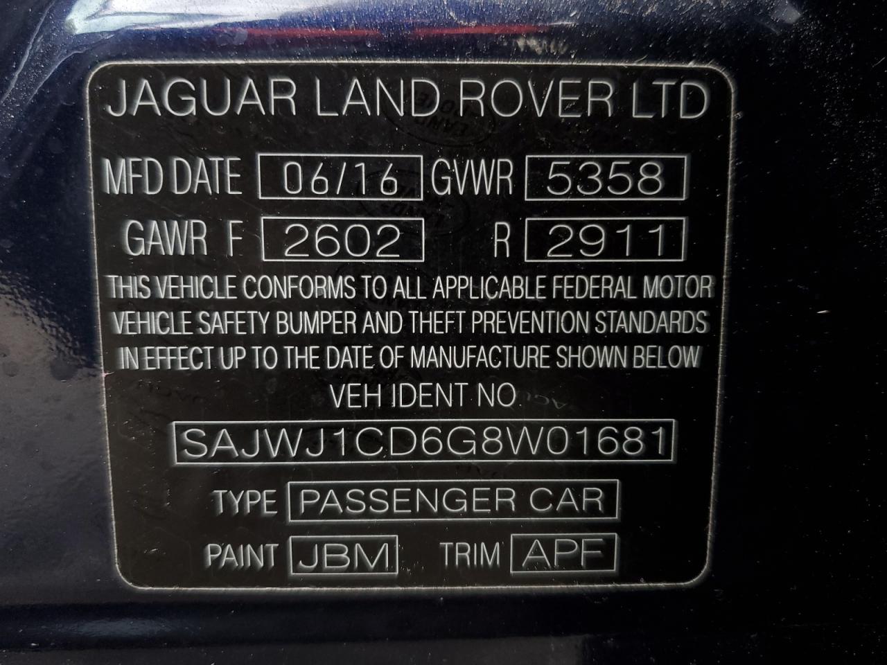 2016 Jaguar XJ - Image 12