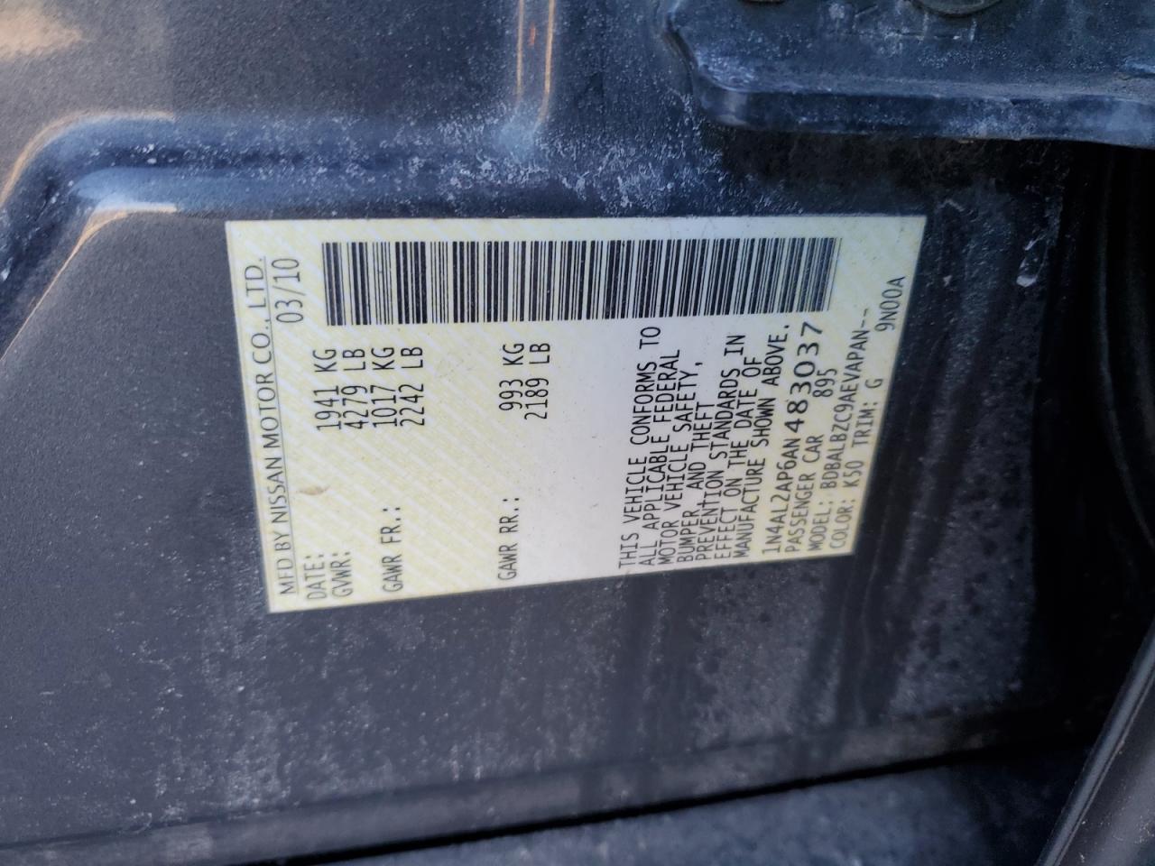 2010 Nissan Altima - Image 14