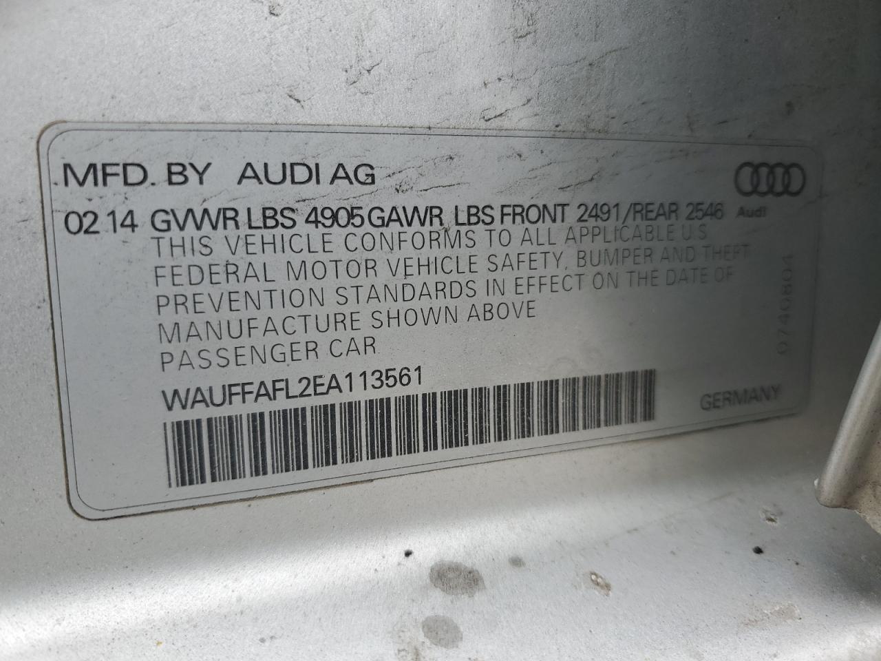 2014 Audi A4 - Image 12