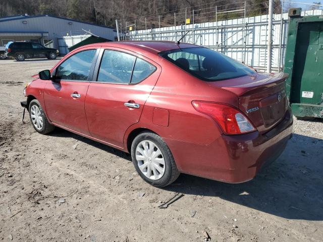  NISSAN VERSA 2017 Czerwony