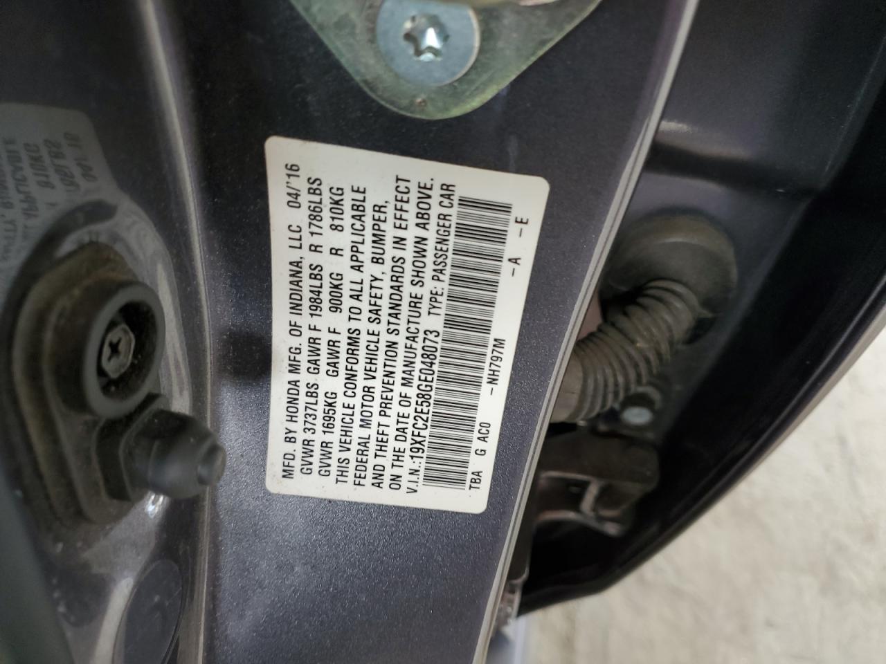 2016 Honda Civic - Image 14