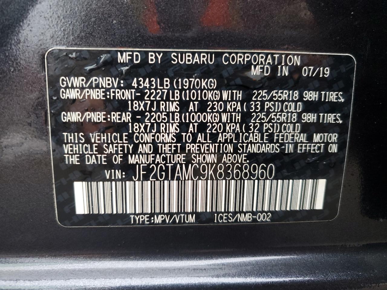 2019 Subaru XV - Image 14