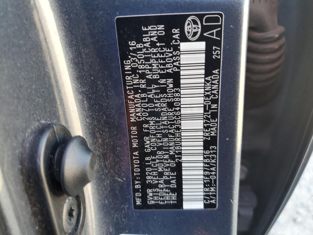 2016 Toyota Corolla - Image 12