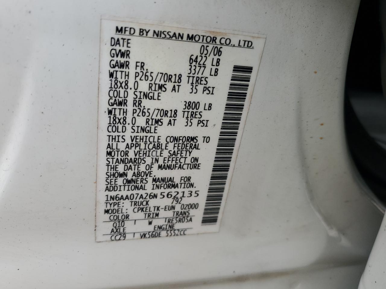 2006 Nissan Titan - Image 15