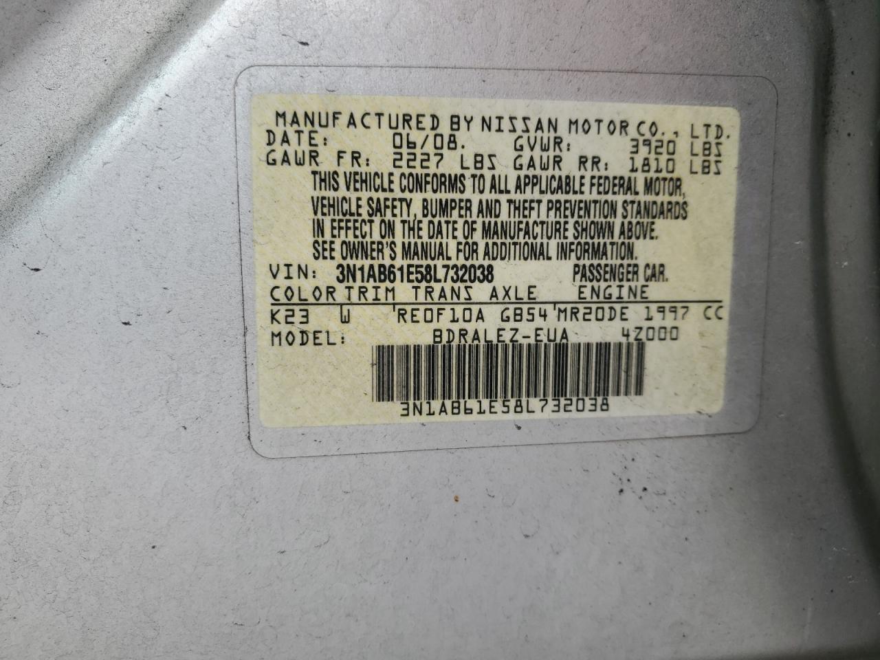 2008 Nissan Sentra - Image 13