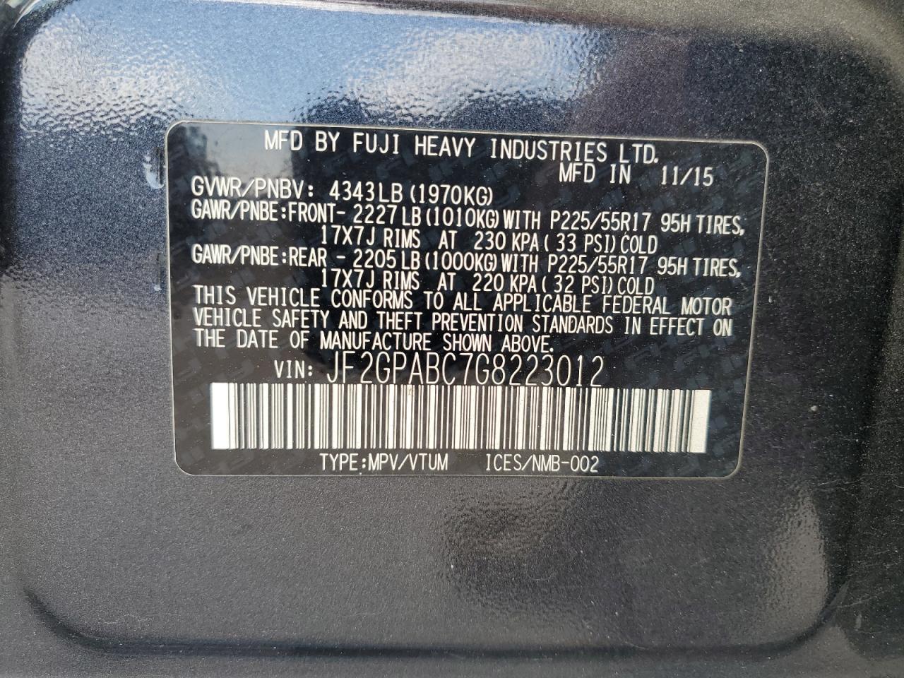 2016 Subaru XV - Image 13