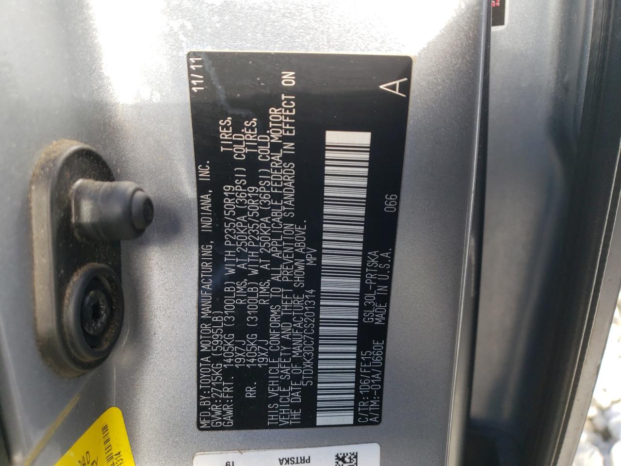 2012 Toyota Sienna - Image 13
