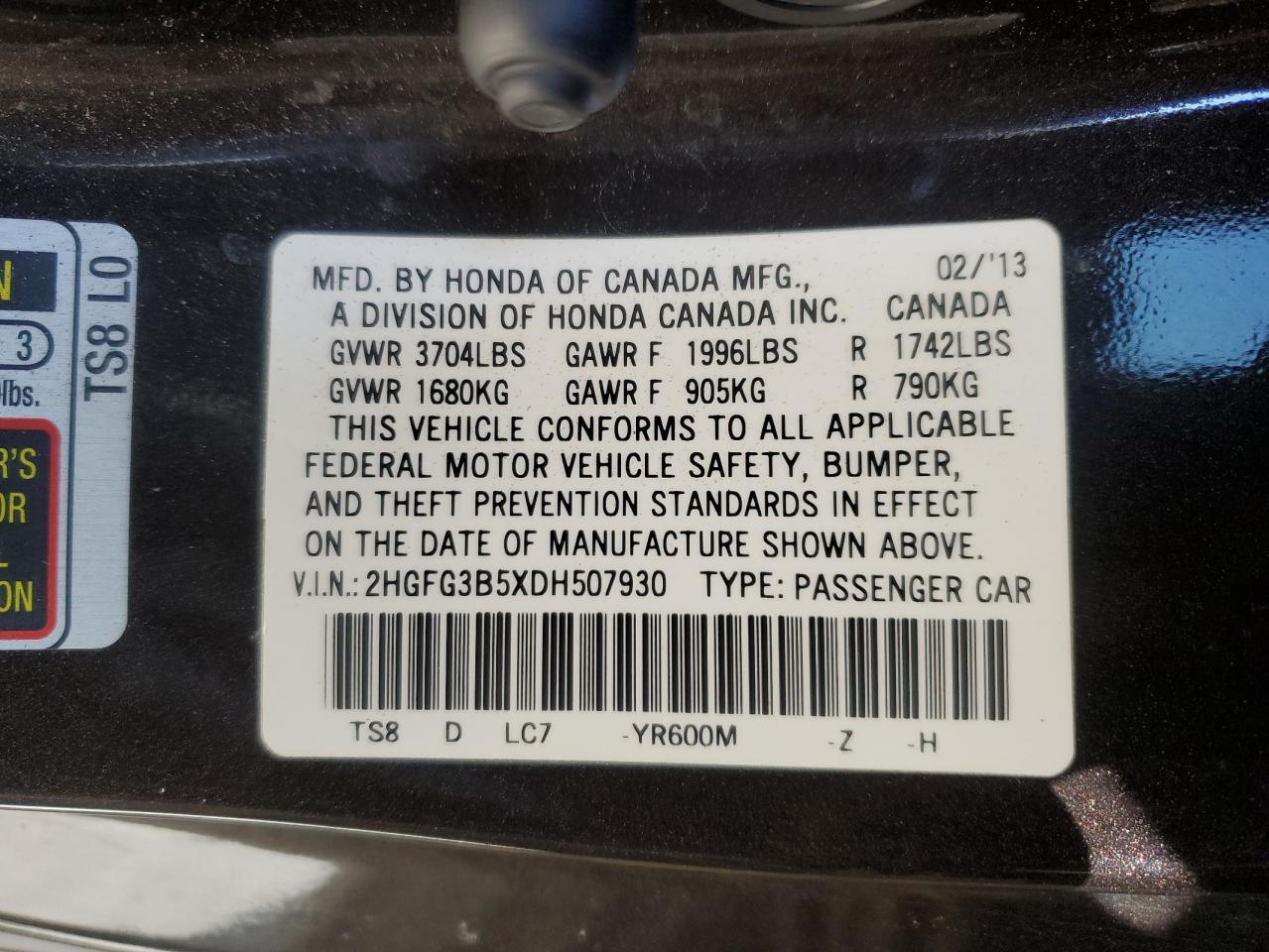 2013 Honda Civic - Image 12