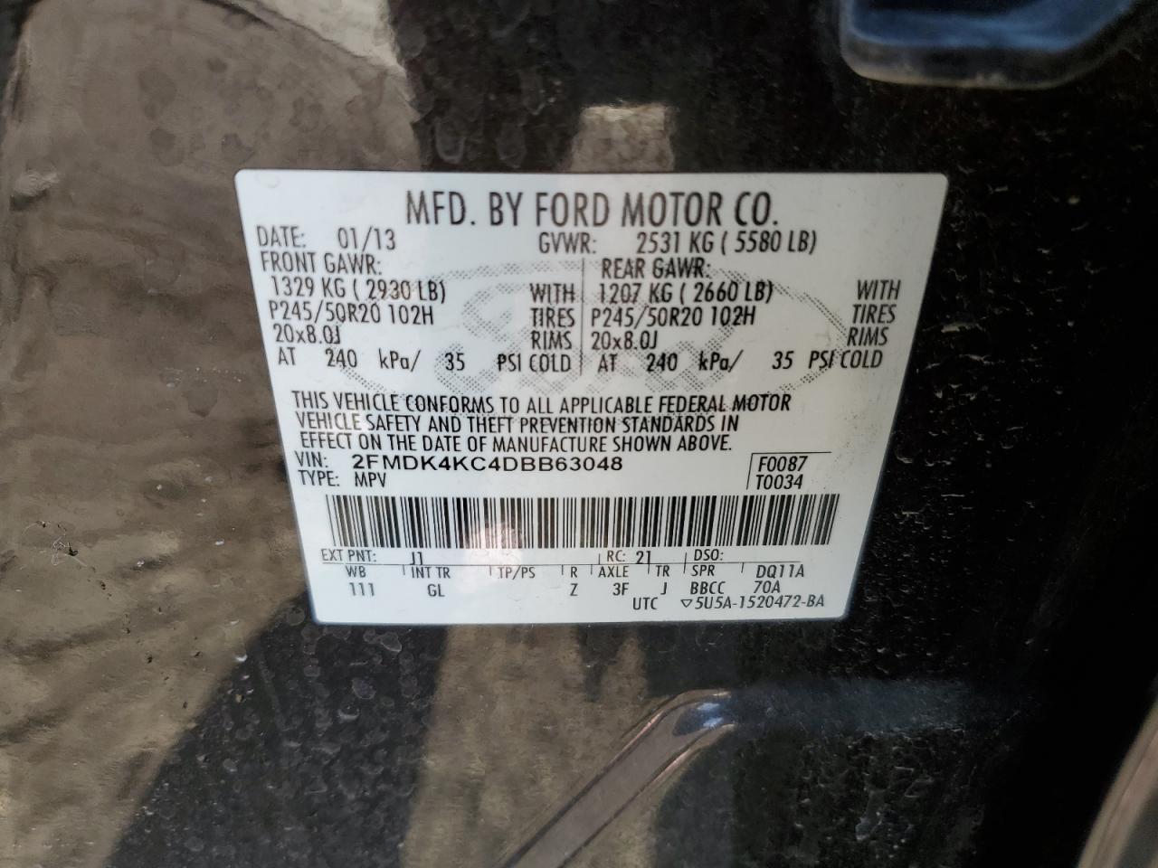2013 Ford Edge - Image 13