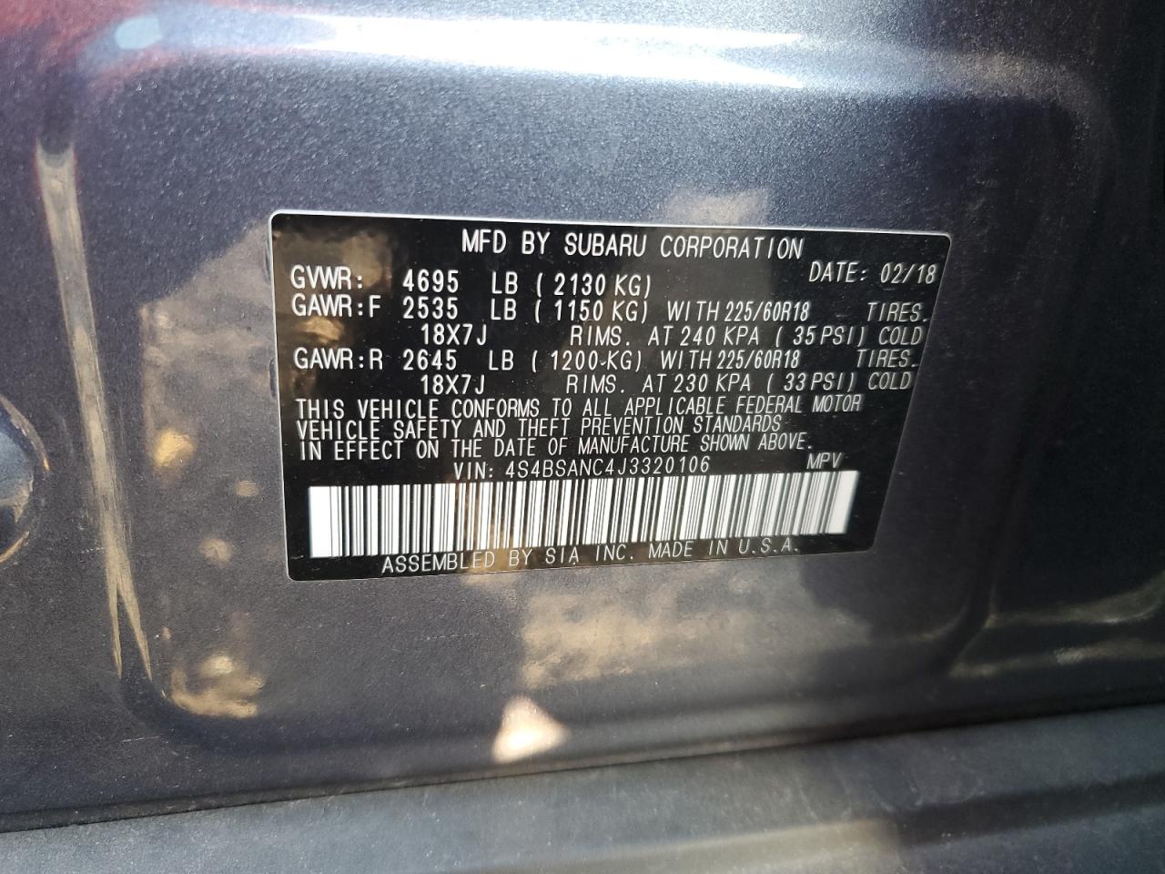 2018 Subaru Outback - Image 13
