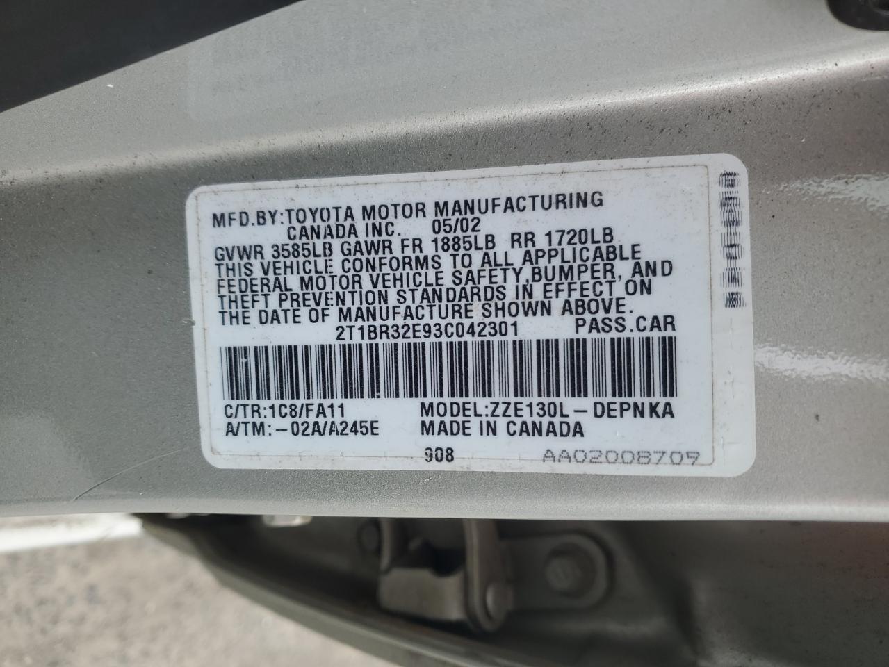 2003 Toyota Corolla - Image 12