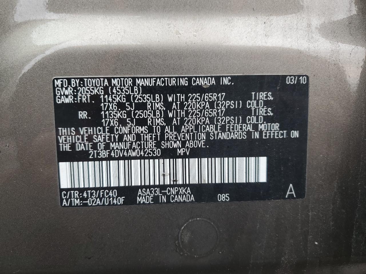 2010 Toyota RAV 4 - Image 15
