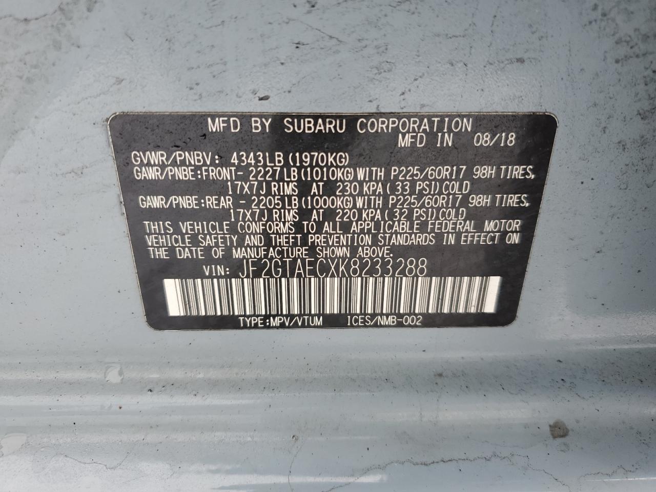 2019 Subaru XV - Image 14