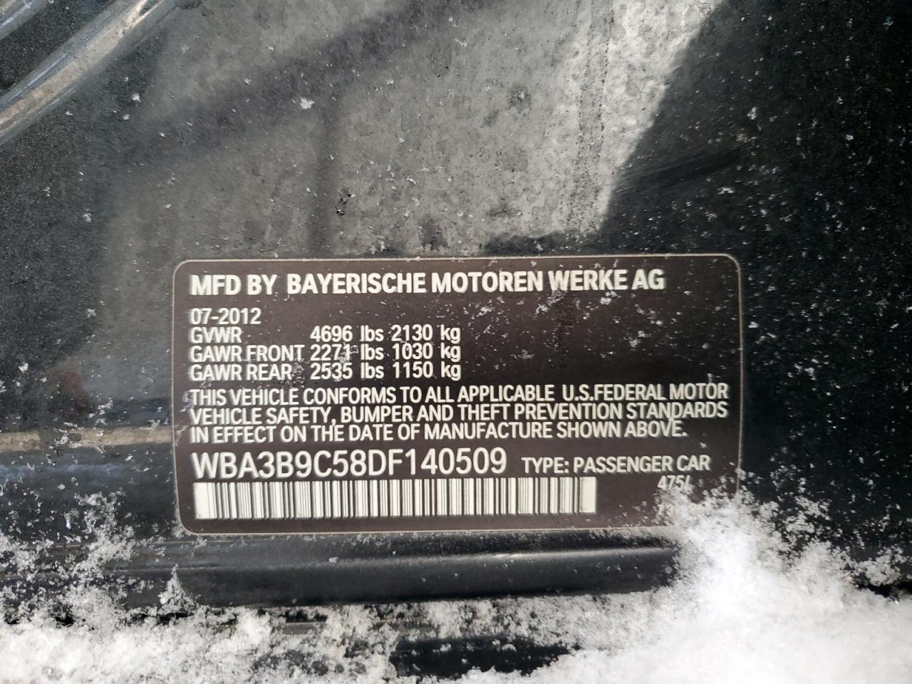 2013 BMW 3er - Image 12