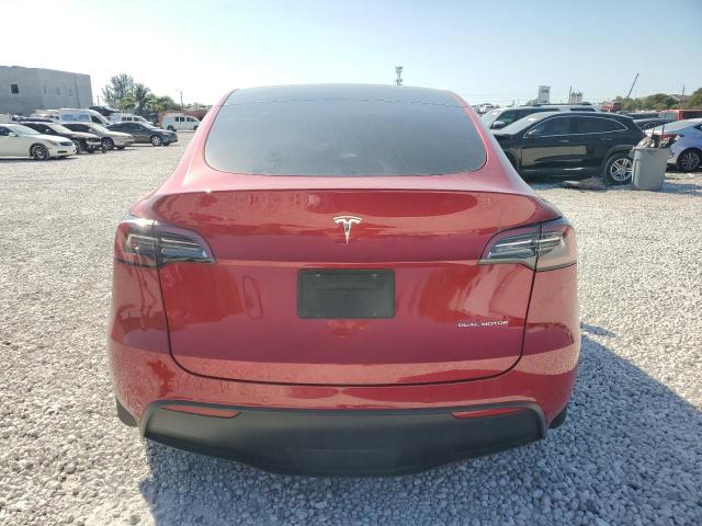  TESLA MODEL Y 2021 Красный