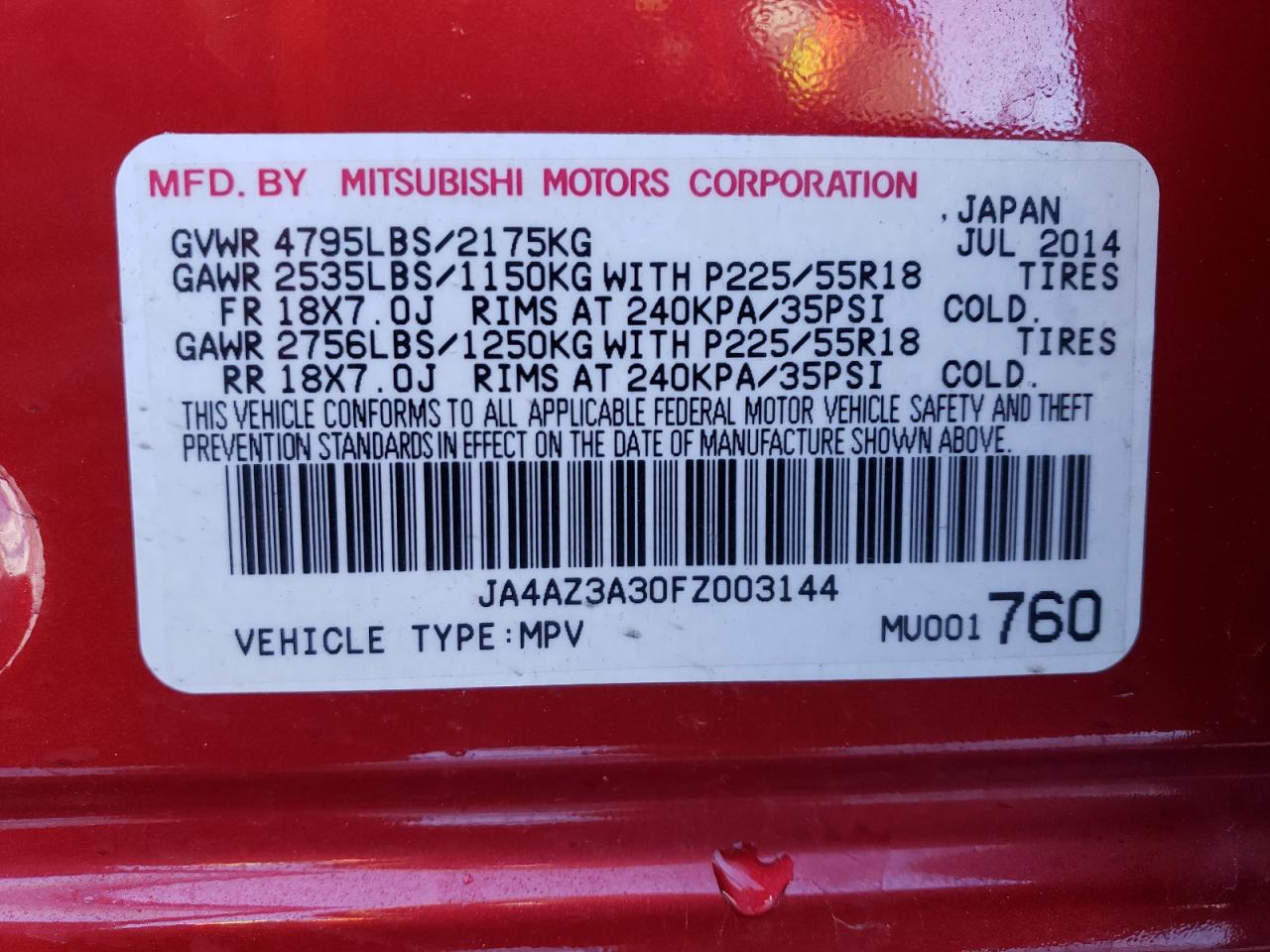 2015 Mitsubishi Outlander - Image 13