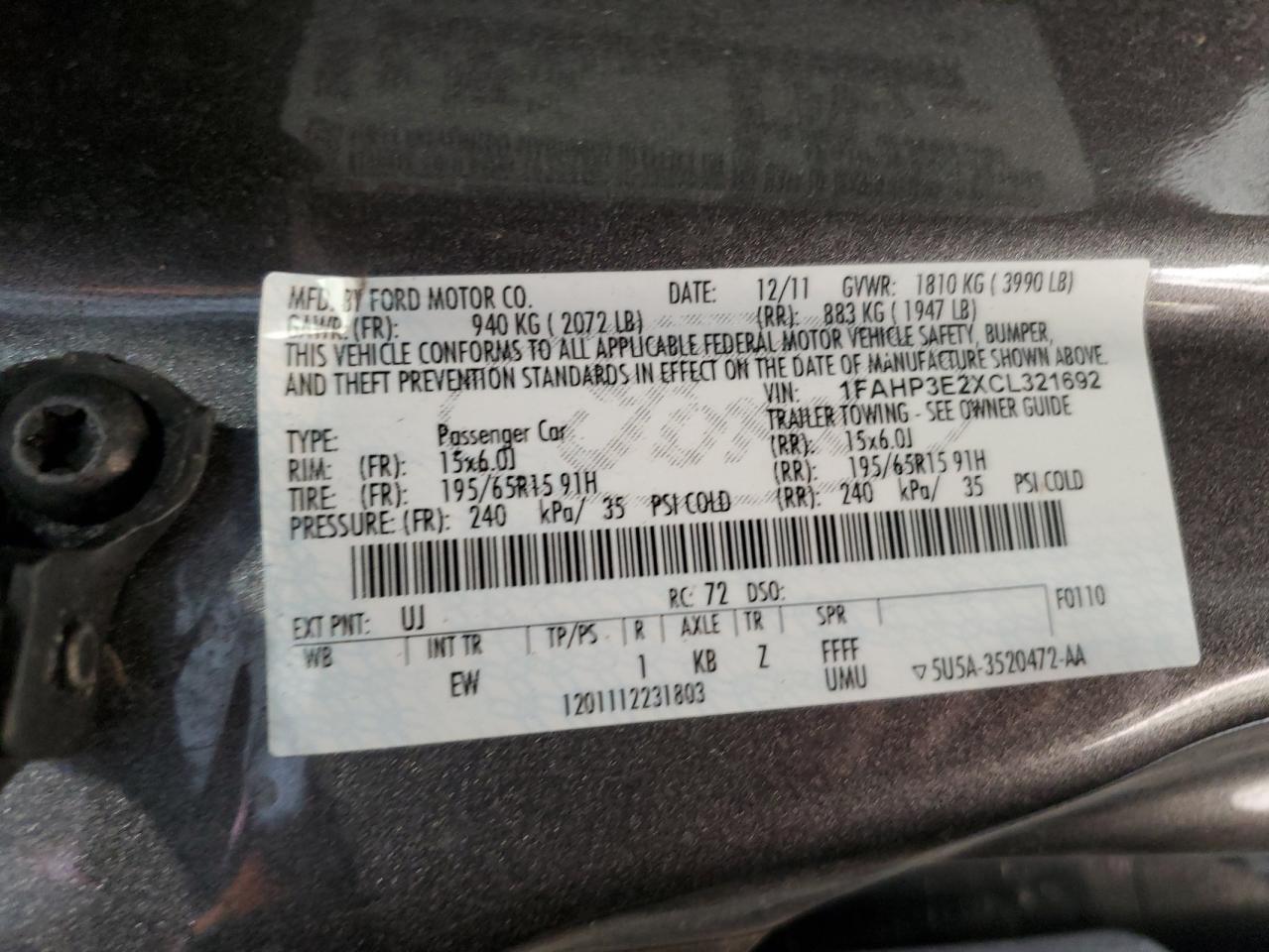 2012 Ford Focus - Image 12