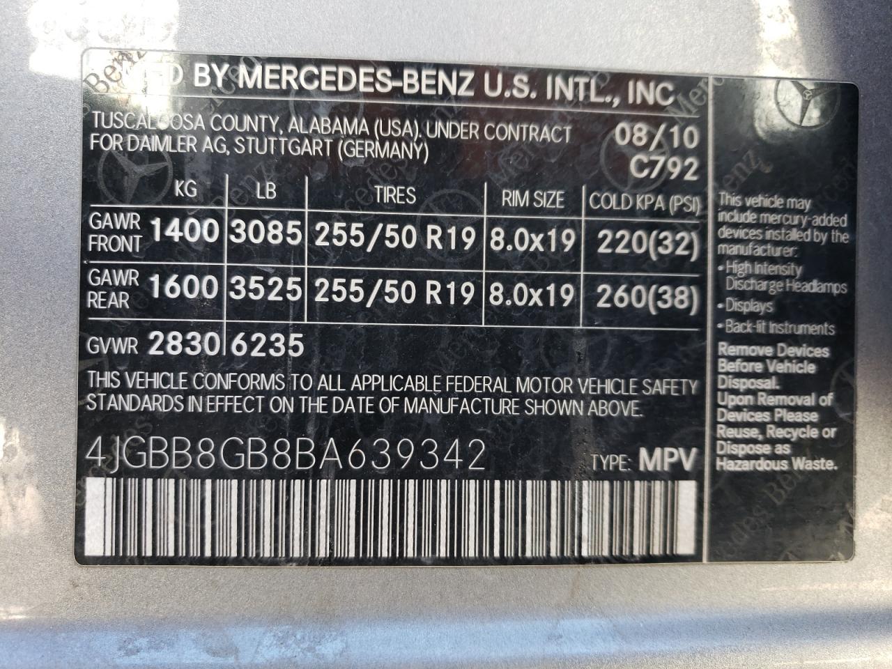 2011 Mercedes-Benz M-klasse - Image 15