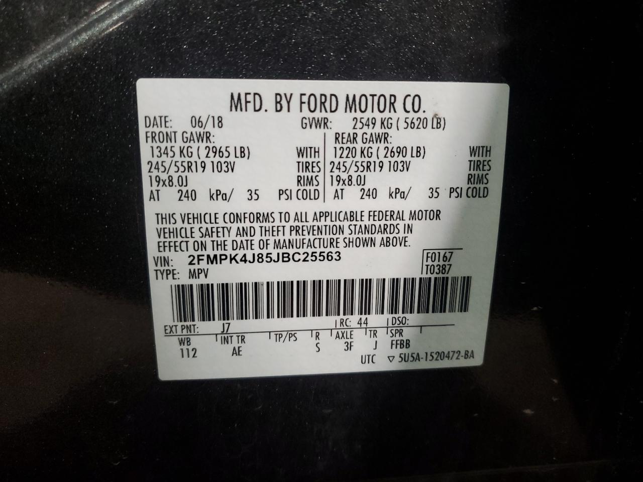 2018 Ford Edge - Image 13