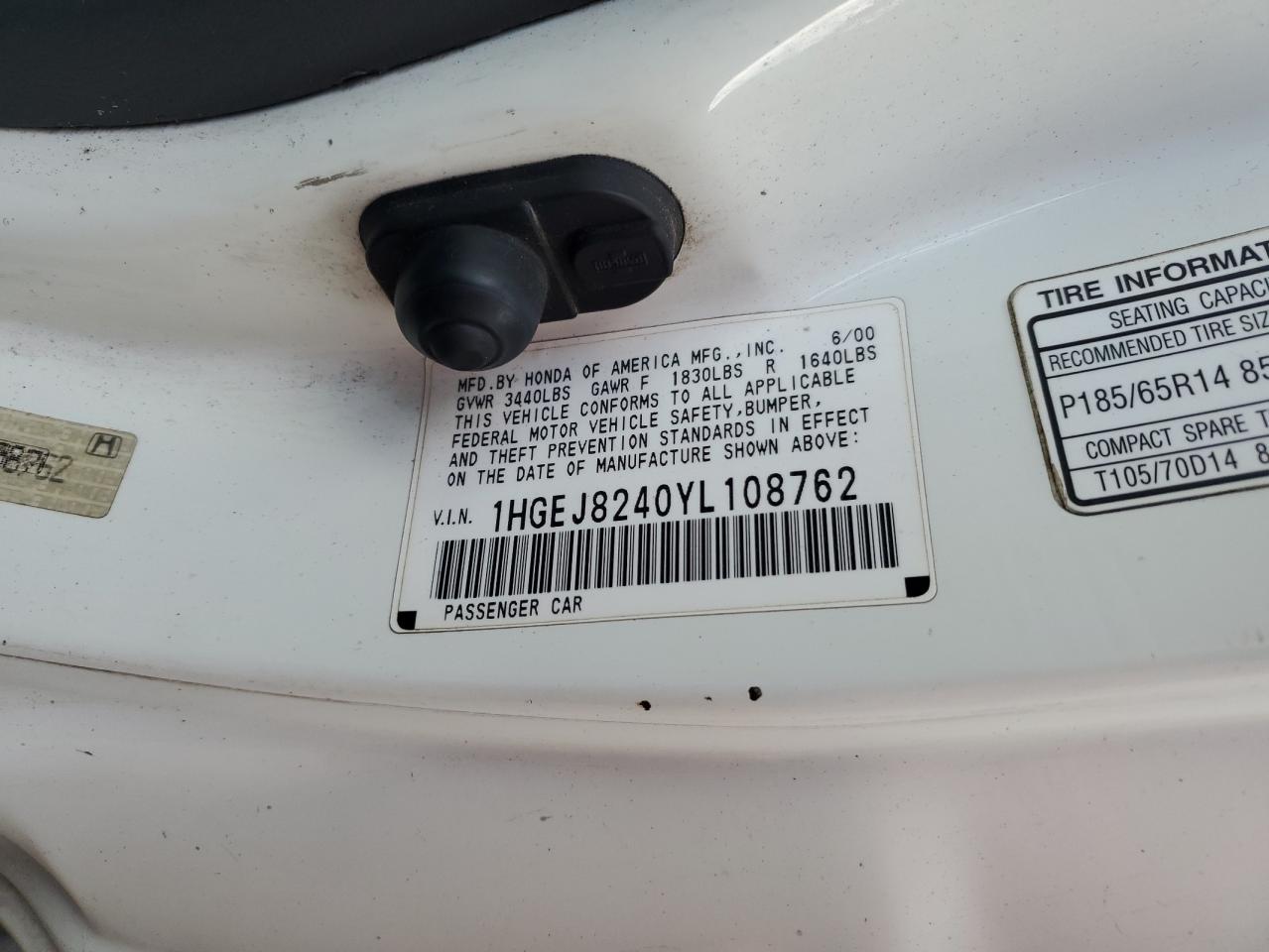 2000 Honda Civic - Image 12