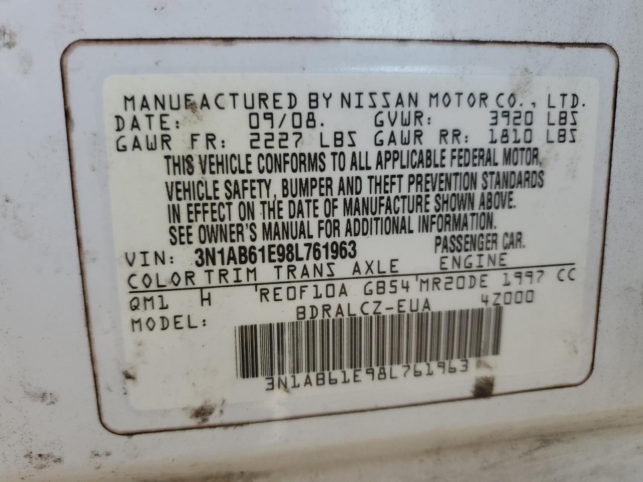 2008 Nissan Sentra - Image 12
