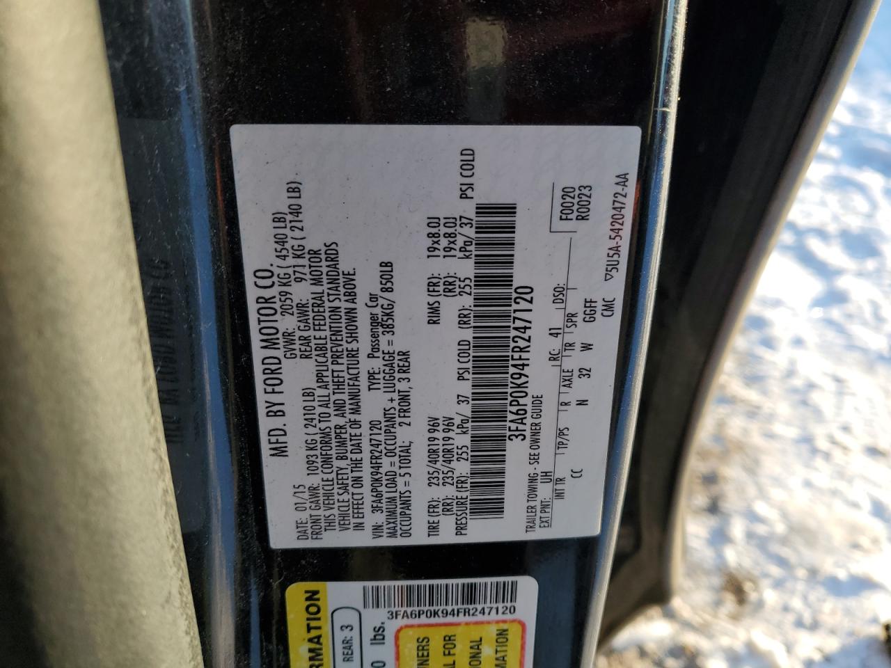 2015 Ford Fusion - Image 14