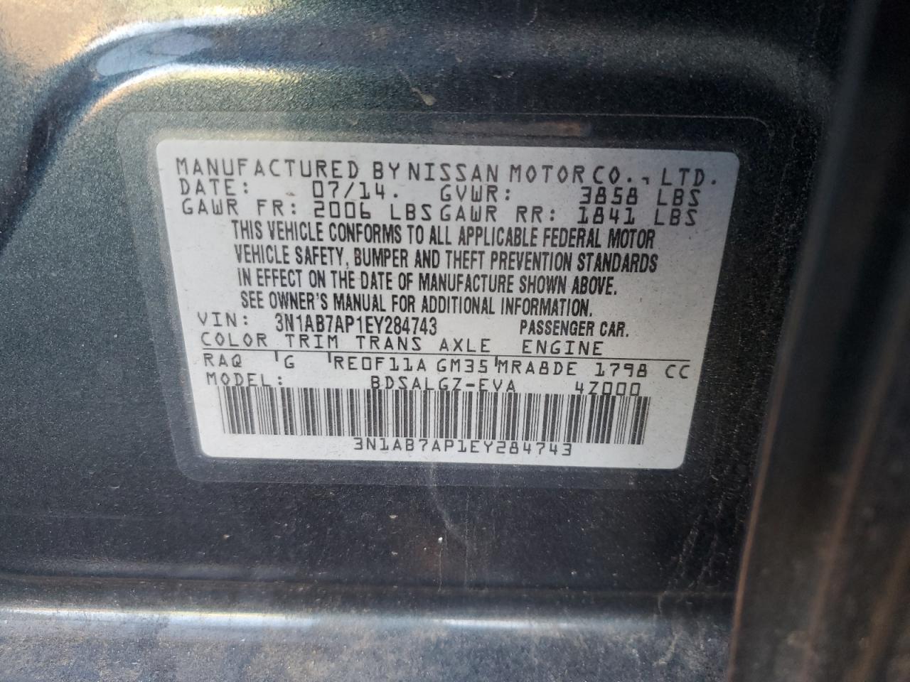 2014 Nissan Sentra - Image 12