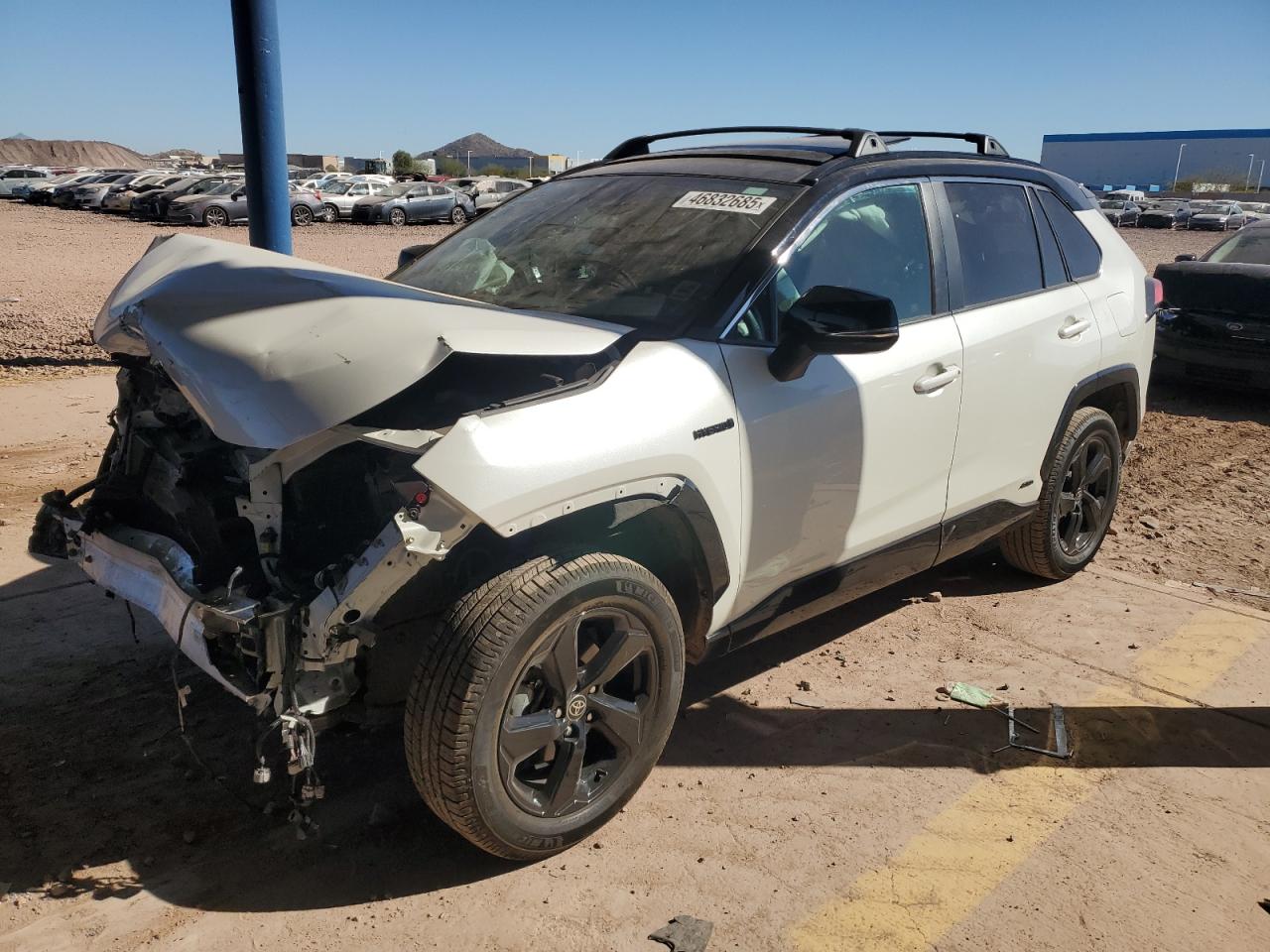 2021 Toyota Rav4 Xse white null hybrid 4T3E6RFV8MU028657 photo #1
