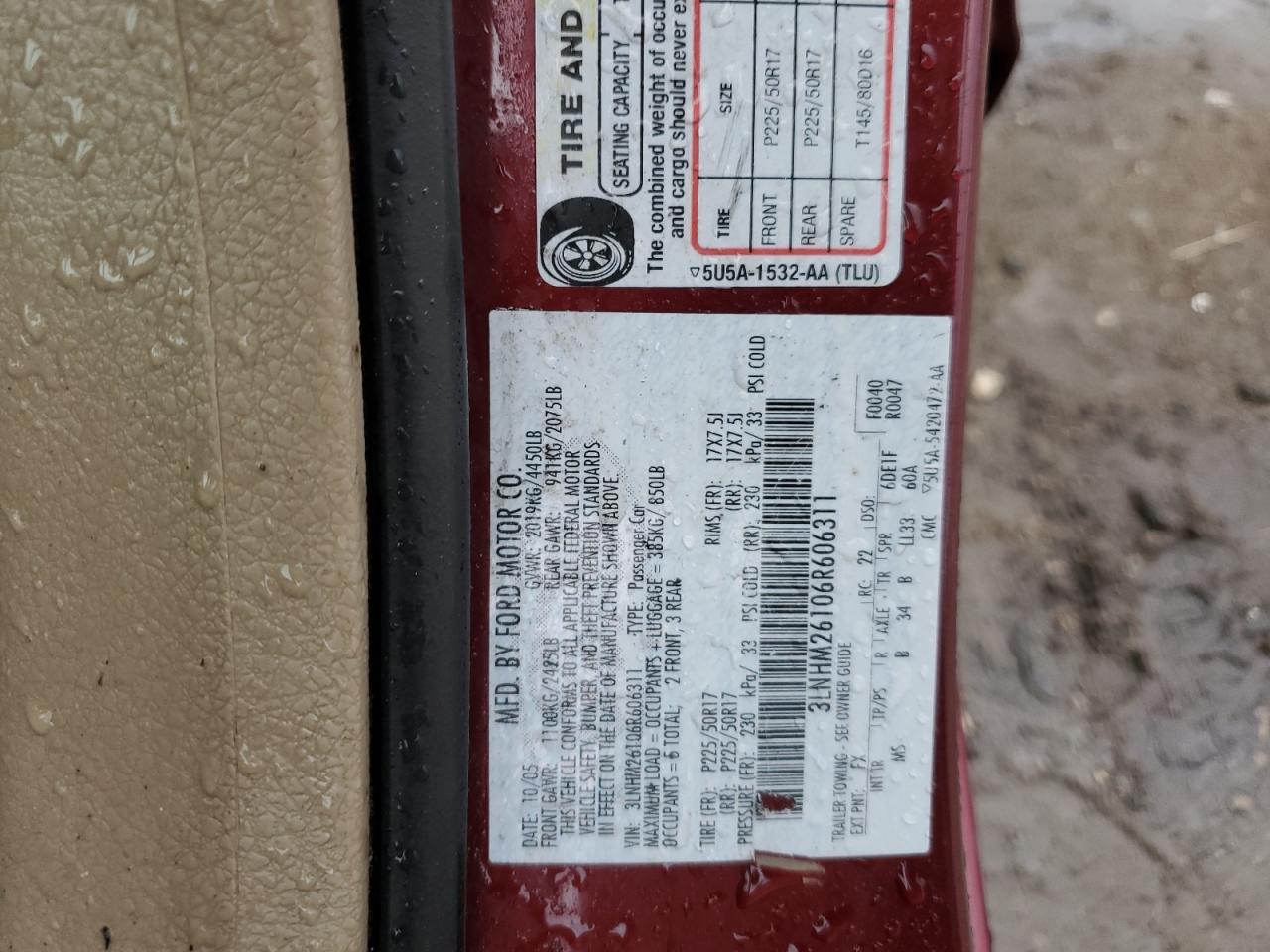 2006 Lincoln Zephyr - Image 12